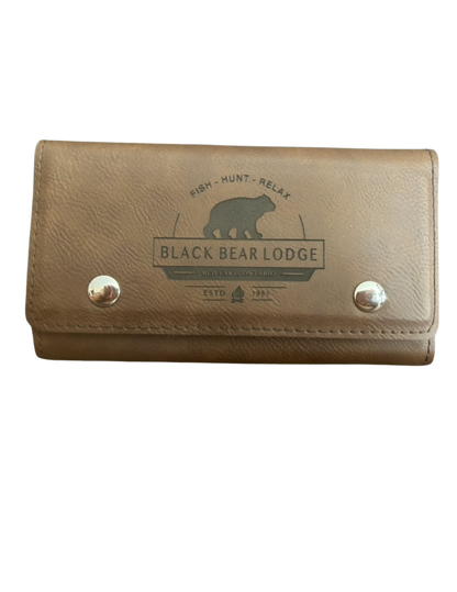 Leather Card and Dice Set